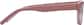 Side view of Rectangle Glasses 2018719 in Pink thumbnail