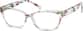 Angle view of Rectangle Glasses 2018723 in Floral thumbnail