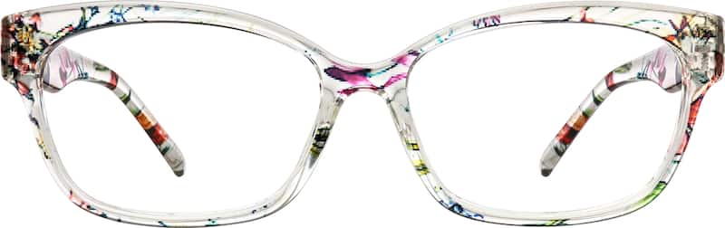 Floral Cat-Eye Glasses 