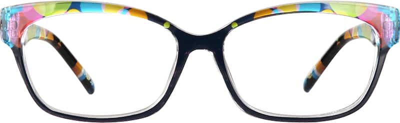  Polka dot Cat-Eye Glasses 
