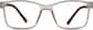 Front view of Rectangle Glasses 2018812 in Smoke thumbnail