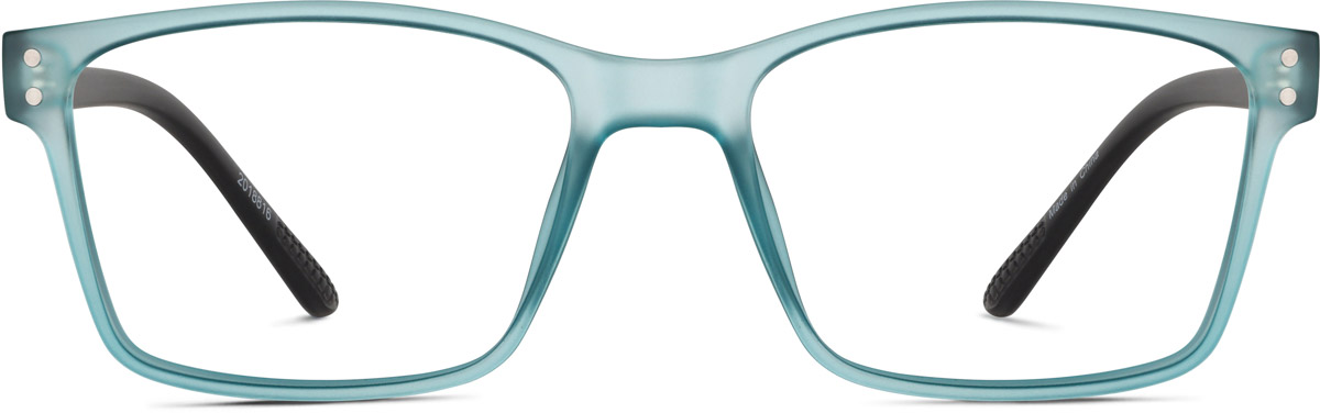 Blue Rectangle Glasses
