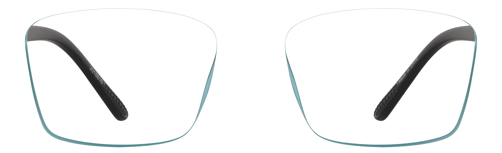 Smoke Rectangle Glasses #2018812 | Zenni Optical