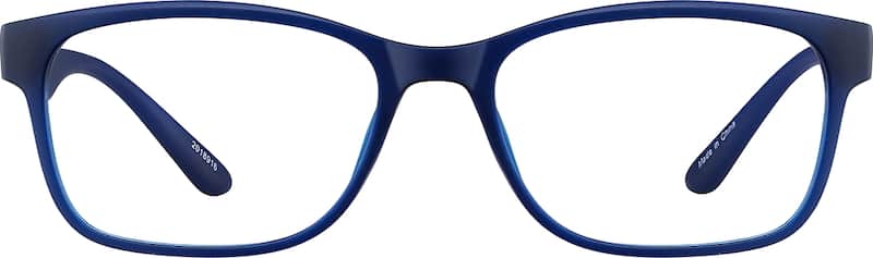 Navy Rectangle Glasses