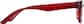 Side view of Rectangle Glasses 2018918 in Red thumbnail