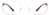 Front view of Rectangle Glasses 2018918 in Red thumbnail
