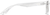 Side view of Rectangle Glasses 2018923 in Clear thumbnail
