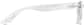 Side view of Rectangle Glasses 2018923 in Clear thumbnail