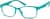 Angle view of Rectangle Glasses 2018924 in Teal thumbnail