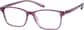 Angle view of Rectangle Glasses 2019017 in Purple thumbnail