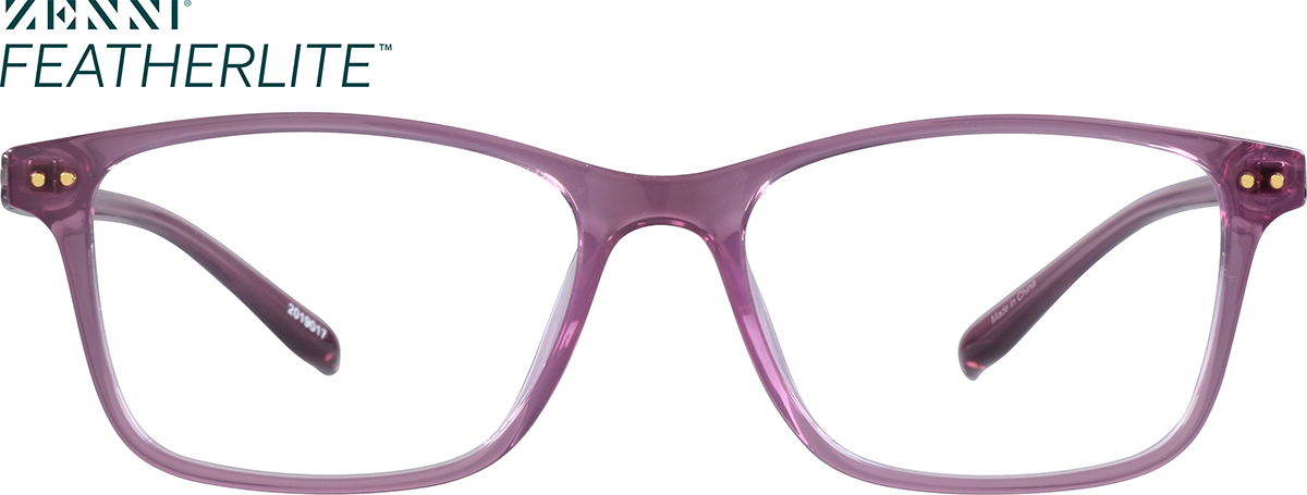 Purple Rectangle Glasses