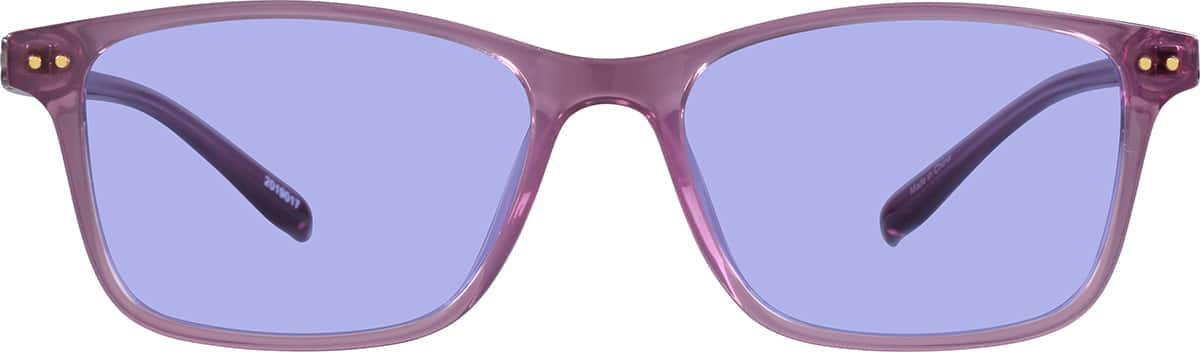Purple Square Glasses #170917, Zenni Optical