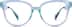 Square Glasses 2019117 in Blue Green