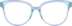 Square Glasses 2019117 in Blue Green
