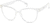 Angle view of Square Glasses 2019123 in Clear thumbnail