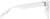 Side view of Square Glasses 2019123 in Clear thumbnail