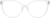 Front view of Square Glasses 2019123 in Clear thumbnail