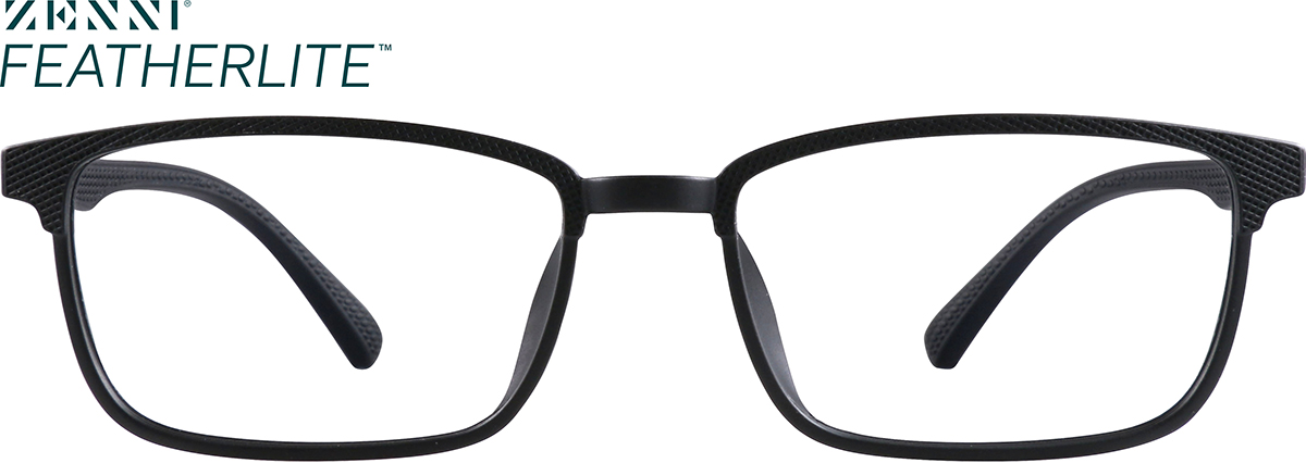 Black Rectangle Glasses