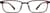 Front view of Rectangle Glasses 2019225 in Tortoiseshell thumbnail