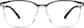 Front view of Square Glasses 2019323 in Clear thumbnail