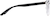 Side view of Square Glasses 2019323 in Clear thumbnail