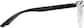 Side view of Square Glasses 2019323 in Clear thumbnail