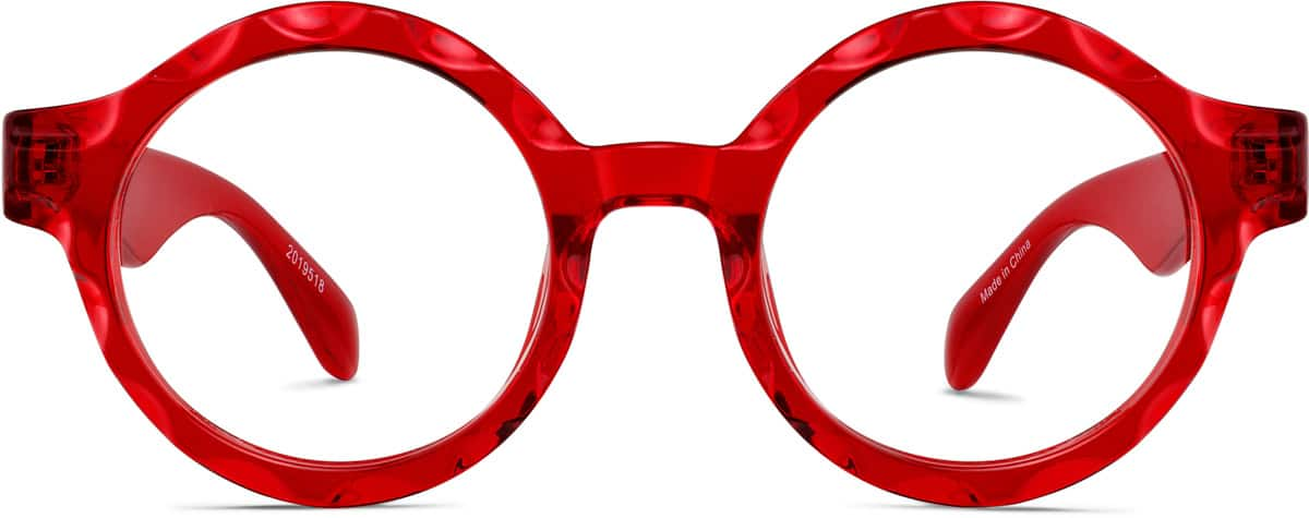 Oversized cheap red glasses