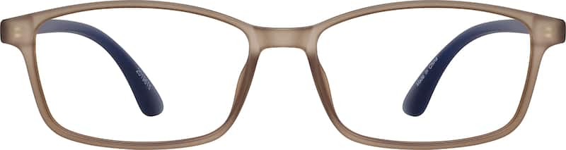 Brown Rectangle Glasses