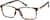 Angle view of Rectangle Glasses 2020025 in Tortoiseshell thumbnail