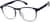 Angle view of Square Glasses 2020116 in Navy Ombre thumbnail