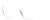 Angle view of Square Glasses 2020116 in Navy Ombre thumbnail
