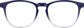 Front view of Square Glasses 2020116 in Navy Ombre thumbnail