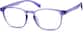 Angle view of Square Glasses 2020117 in Purple thumbnail