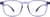 Front view of Square Glasses 2020117 in Purple thumbnail
