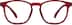 Square Glasses 2020118 in Red