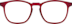 Square Glasses 2020118 in Red