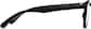 Side view of Square Glasses 2020121 in Black thumbnail