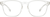 Front view of Square Glasses 2020123 in Clear thumbnail