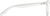 Side view of Square Glasses 2020123 in Clear thumbnail