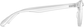 Side view of Square Glasses 2020123 in Clear thumbnail