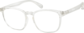 Angle view of Square Glasses 2020123 in Clear thumbnail