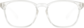 Front view of Square Glasses 2020123 in Clear thumbnail