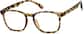Angle view of Square Glasses 2020125 in Tortoiseshell thumbnail