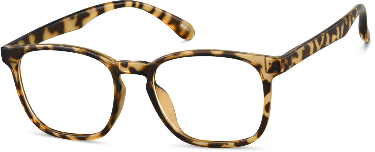 Tortoiseshell Square Glasses #2020125 | Zenni Optical