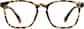 Front view of Square Glasses 2020125 in Tortoiseshell thumbnail
