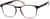 Angle view of Square Glasses 2020128 in Pink Ombre thumbnail