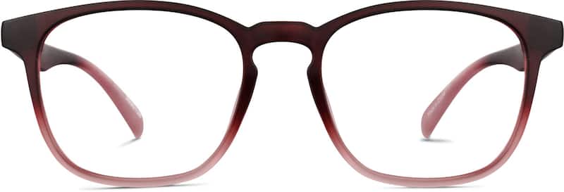 Pink Ombre Square Glasses