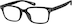 Mesquite Rectangle Glasses 2020221 in Black