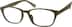 Rectangle Glasses 202024 in Green