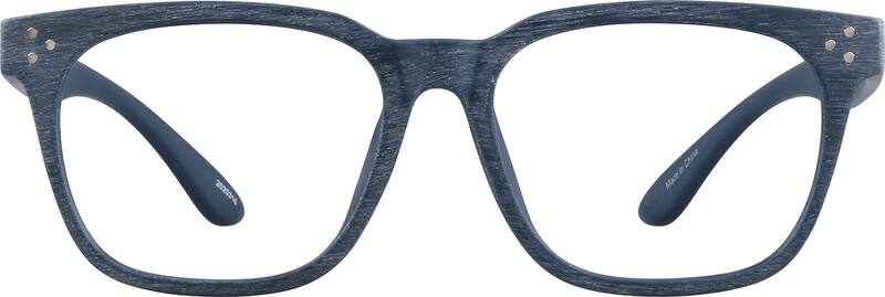 Blue Manzanita Square Glasses